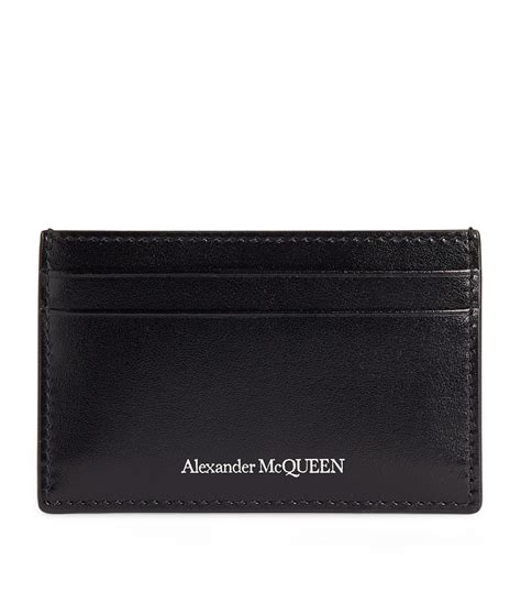 alexander mcqueen leather card holder.